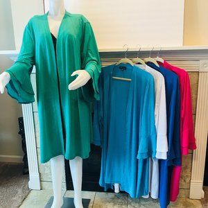 Duster, Slinky Brand, in 5 beautiful colors.